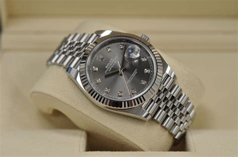 rolex 16234 rhodium dial|rolex datejust 41mm diamond dial.